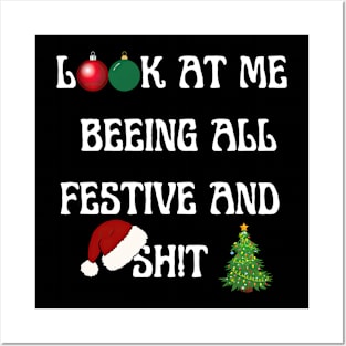 Festive, Humor & Christmas Tree: Gift Idea Posters and Art